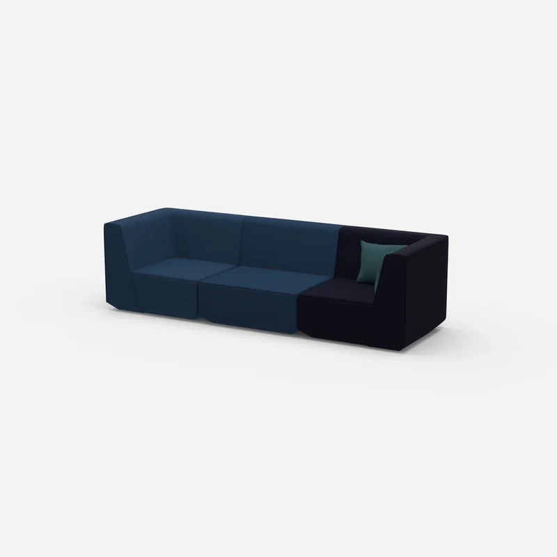 Modulares Sofa in Blau