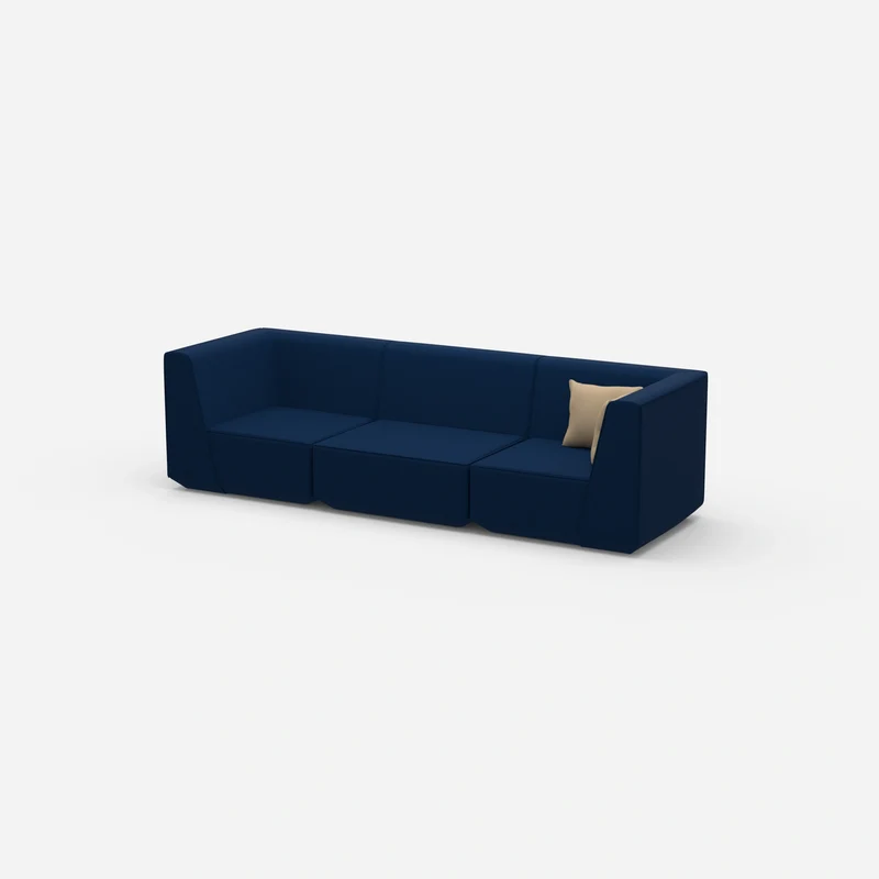Modulares Sofa in Blau