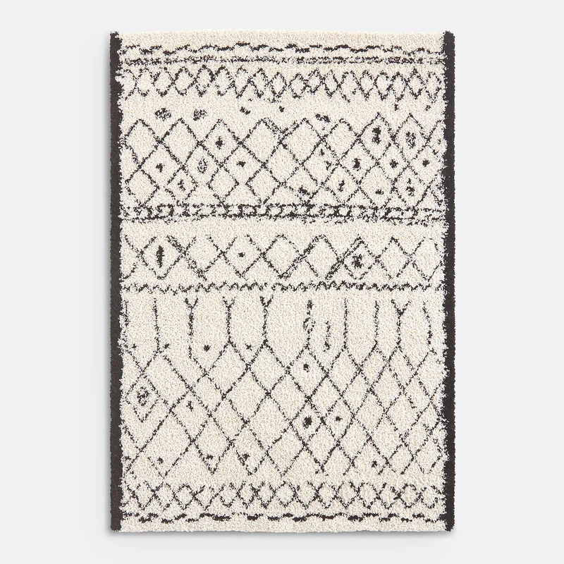 Tapis style berbère forme carré Afaw La Redoute Intérieurs 240x240 cm