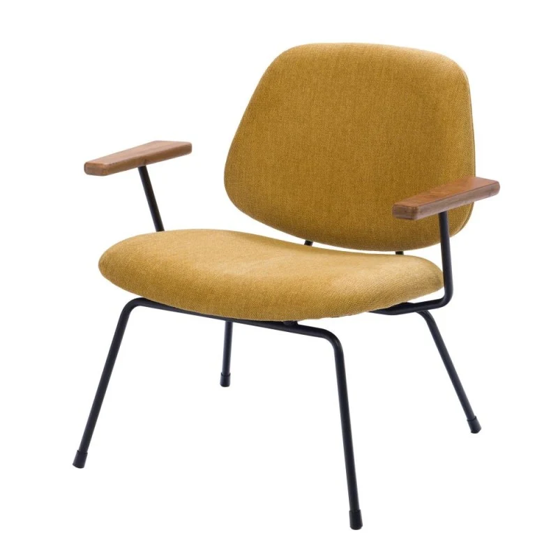 Fauteuil AMADEUS jaune - ARNOLD