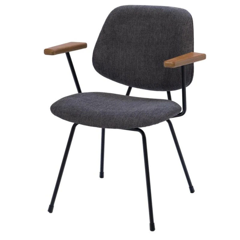 Lot de 4 chaises AMADEUS Griss - ARNOLD
