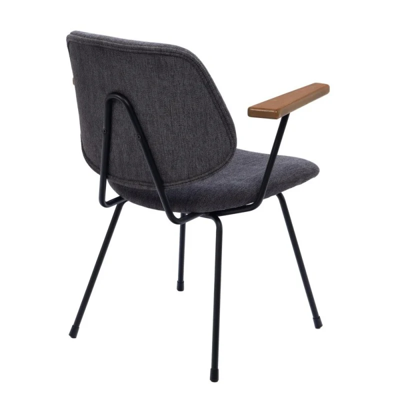 Lot de 4 chaises AMADEUS Griss - ARNOLD