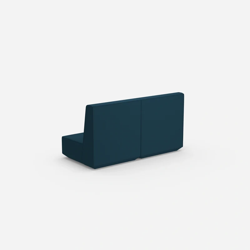 2er Sofa mit hoher Rückenlehne