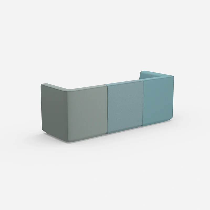 Sofa blau für 3 Personen