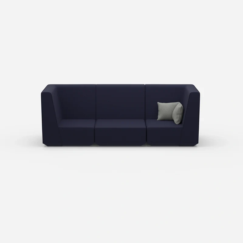 Sofa blau für 3 Personen