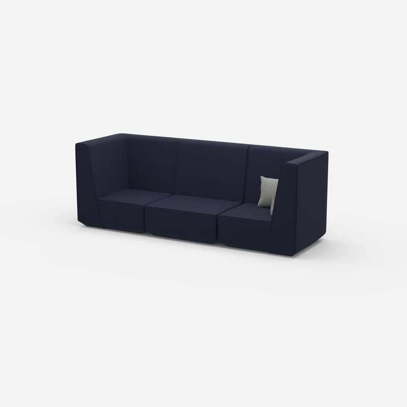 Sofa blau für 3 Personen