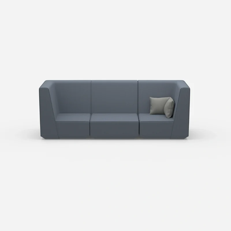 Sofa blau für 3 Personen
