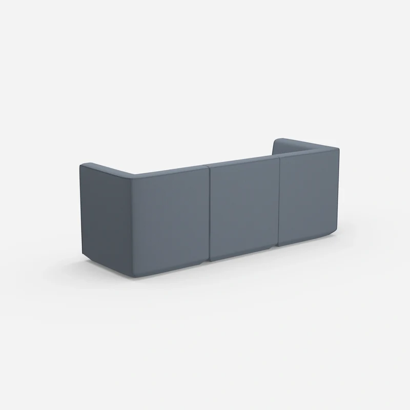 Sofa blau für 3 Personen