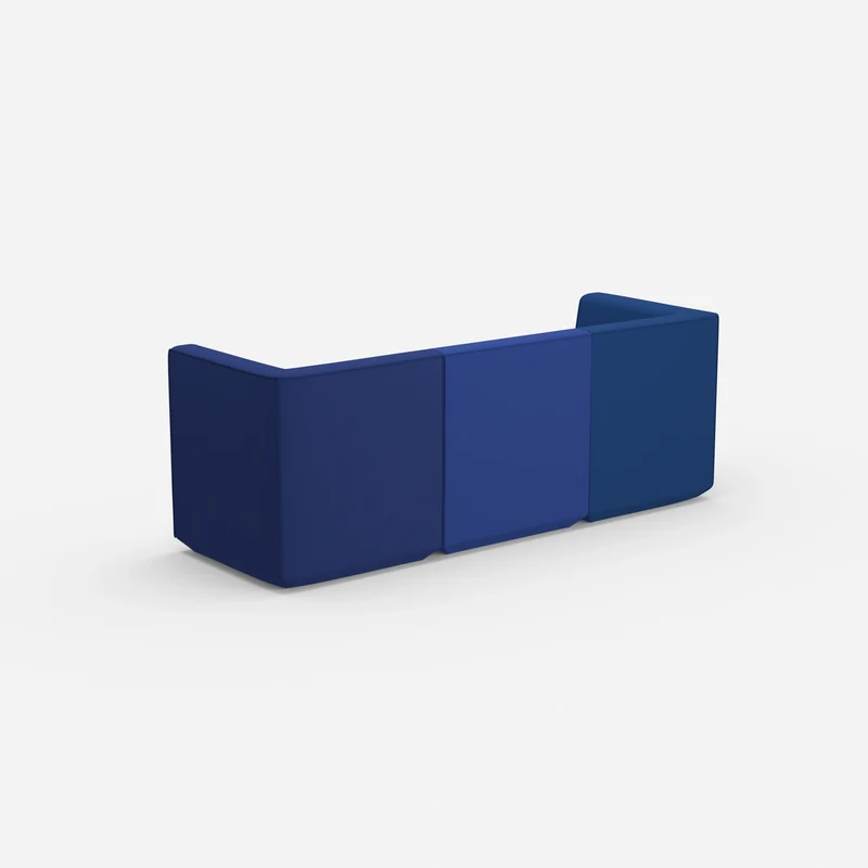 Sofa blau für 3 Personen