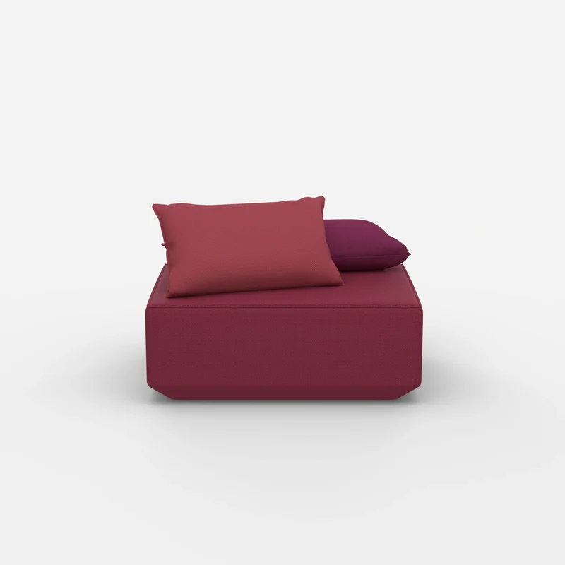Sitzpouf in Rosa