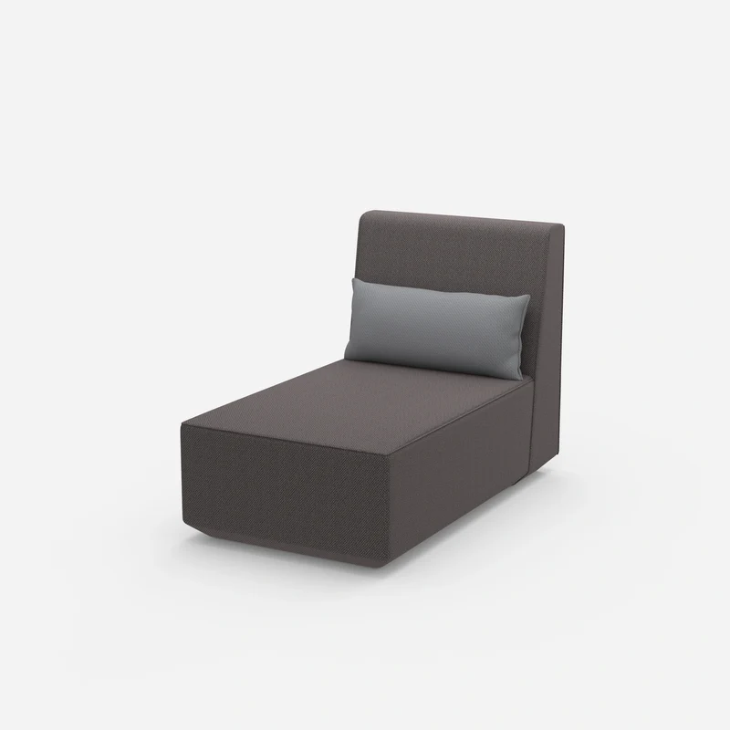 Moderner Longseat Sessel mit hoher Rückenlehne