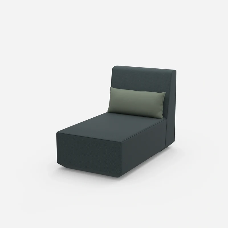 Moderner Longseat Sessel mit hoher Rückenlehne