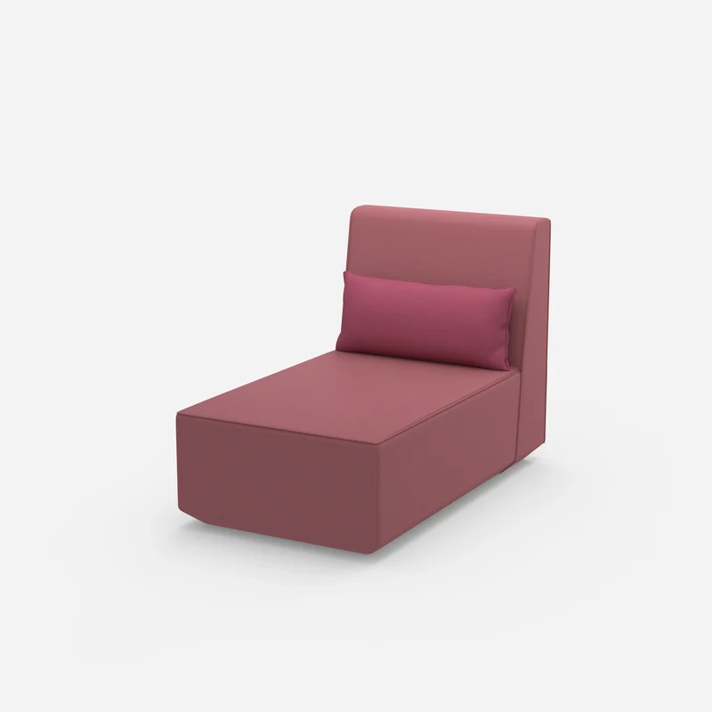 Moderner Longseat Sessel mit hoher Rückenlehne