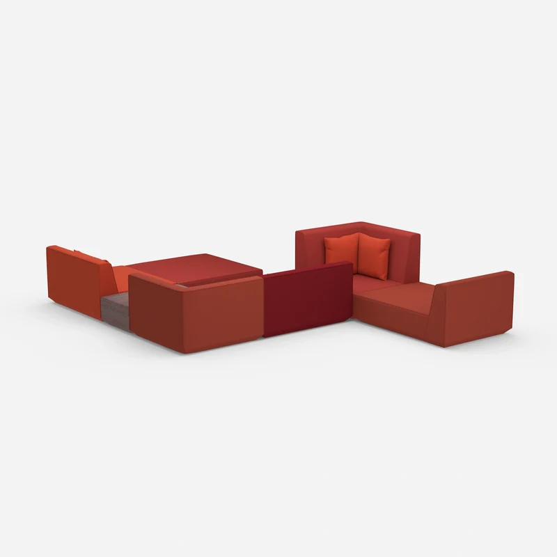 Großzügiges modulares Sofa für große Räume