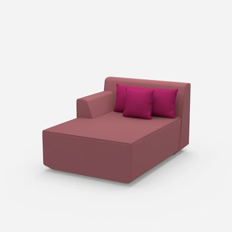 Recamiere in Rosa