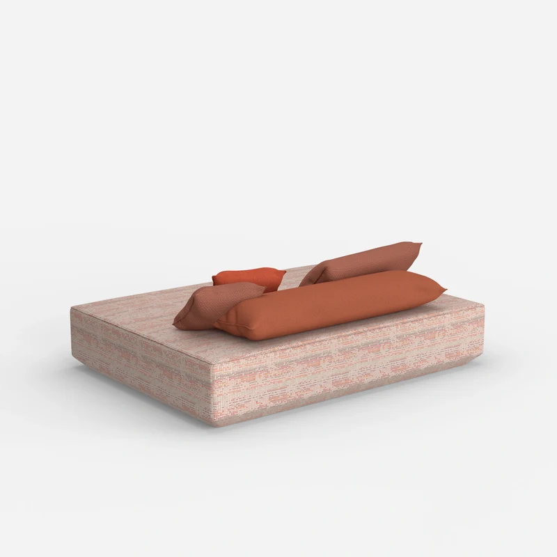 Moderner Pouf in groß