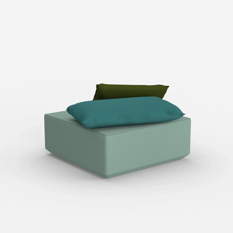 Moderner Pouf viereckig