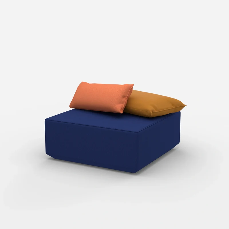 Moderner Pouf viereckig
