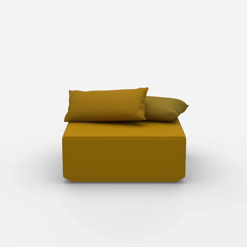 Moderner Pouf viereckig