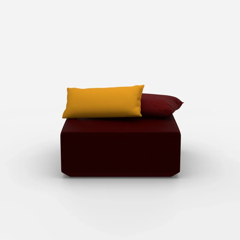 Moderner Pouf viereckig