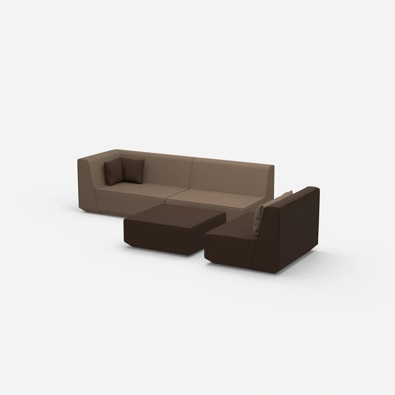 3 Sitzer mit Sessel