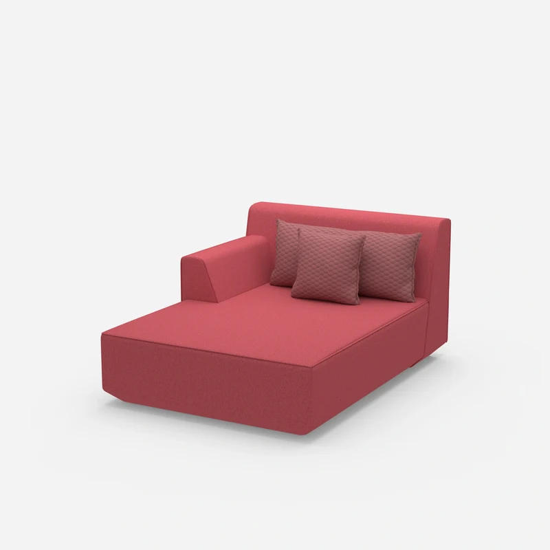 Modulare Recamiere in Rosa