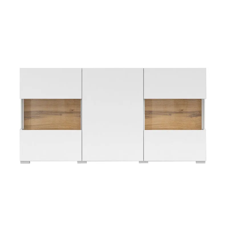 Buffet 3 portes Glora Blanc