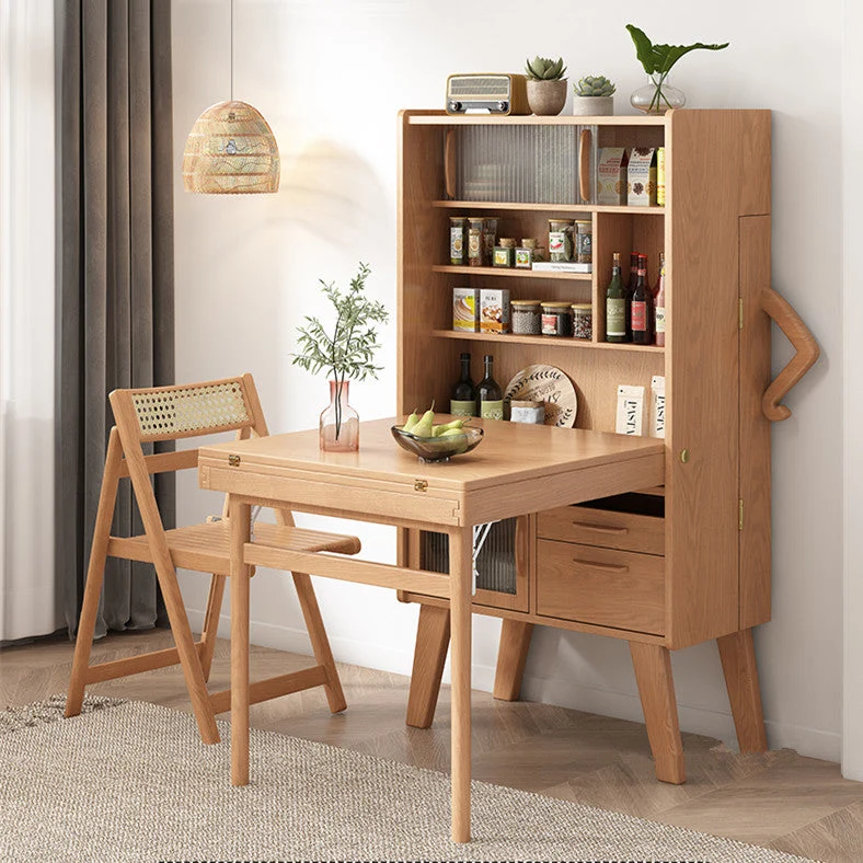 Table de buffet peu encombrante avec chaises pliantes