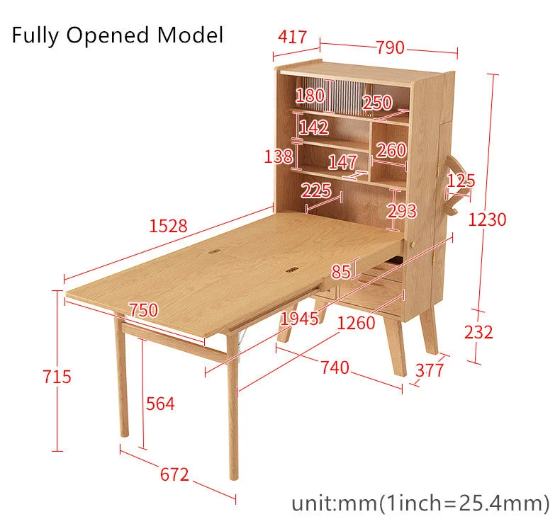 Table de buffet peu encombrante avec chaises pliantes