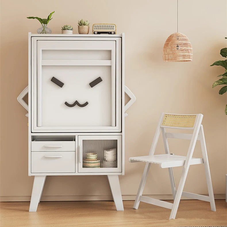 Table de buffet peu encombrante avec chaises pliantes