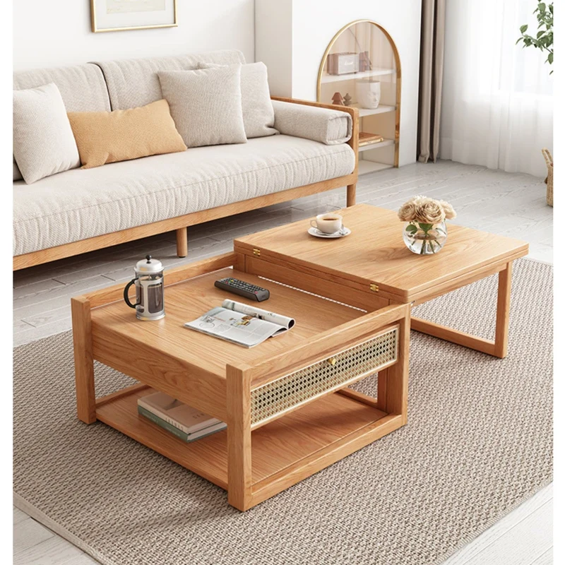 Table basse combinée déformable