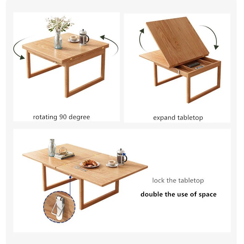 Table basse combinée déformable