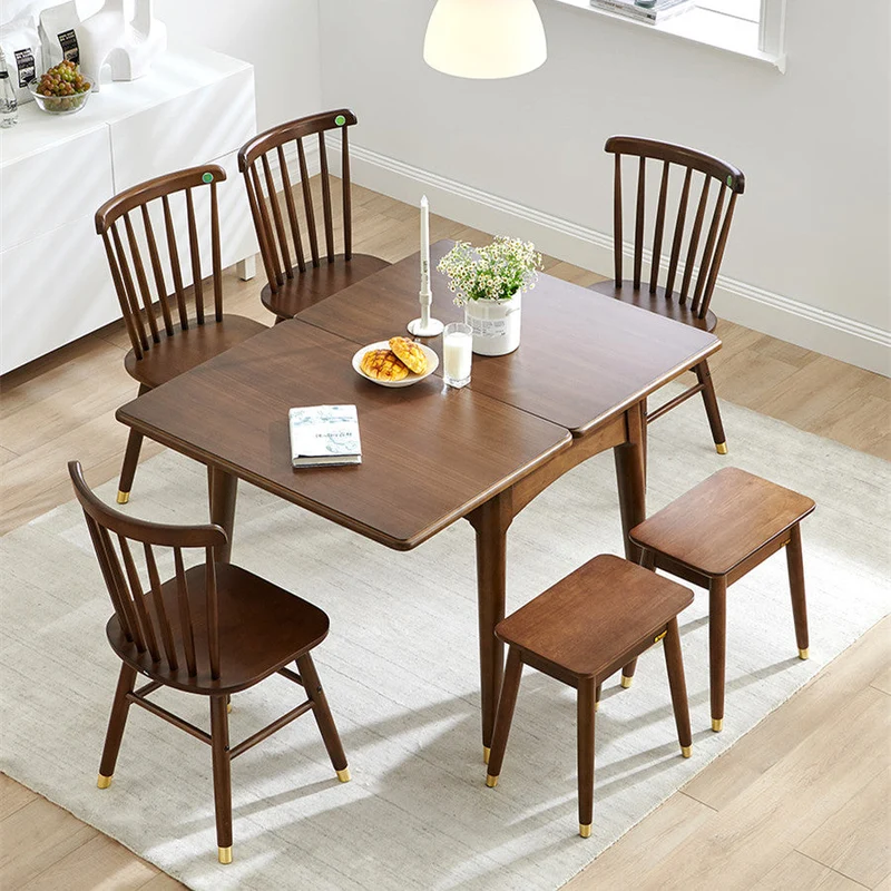 Table de salle à manger extensible à double plateau
