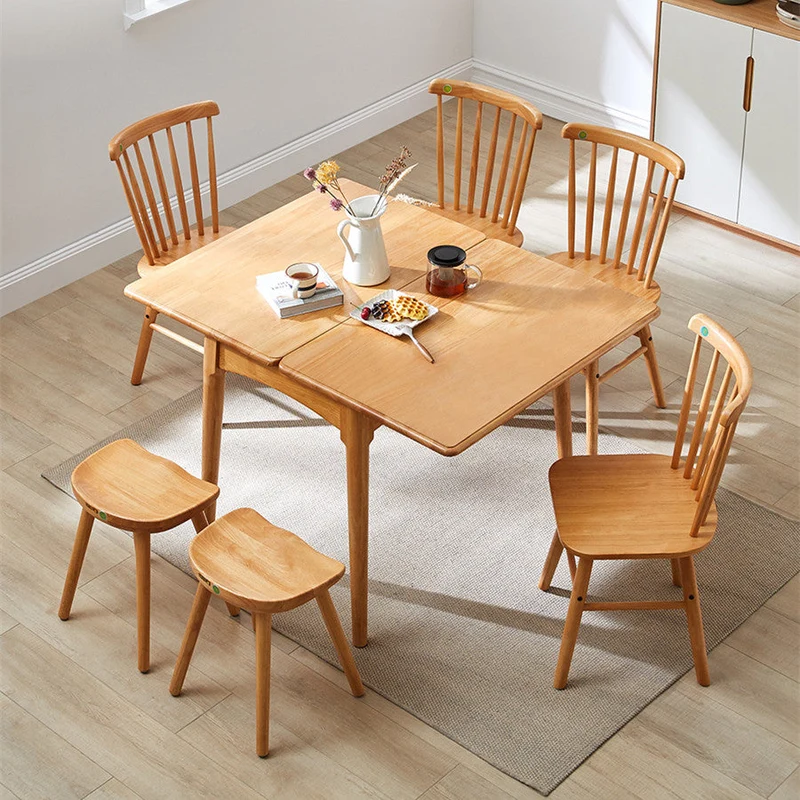 Table de salle à manger extensible à double plateau