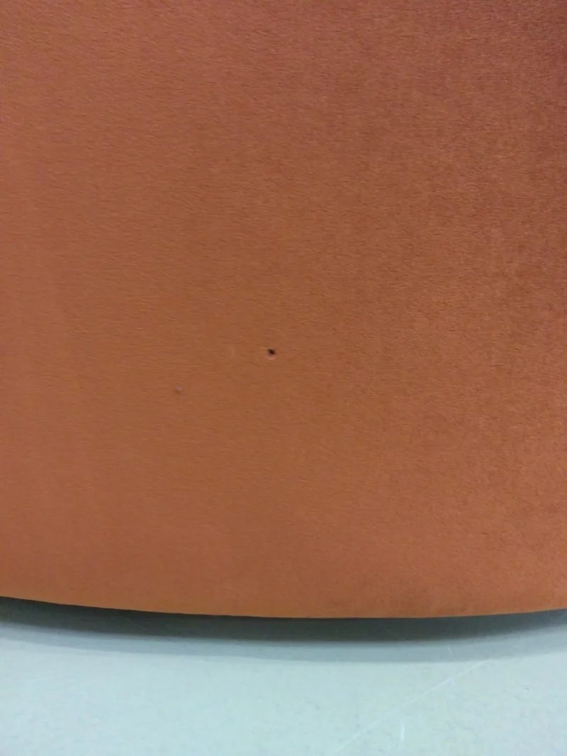 Fauteuil pivotant MICADONI Letizia en velours terracotta
