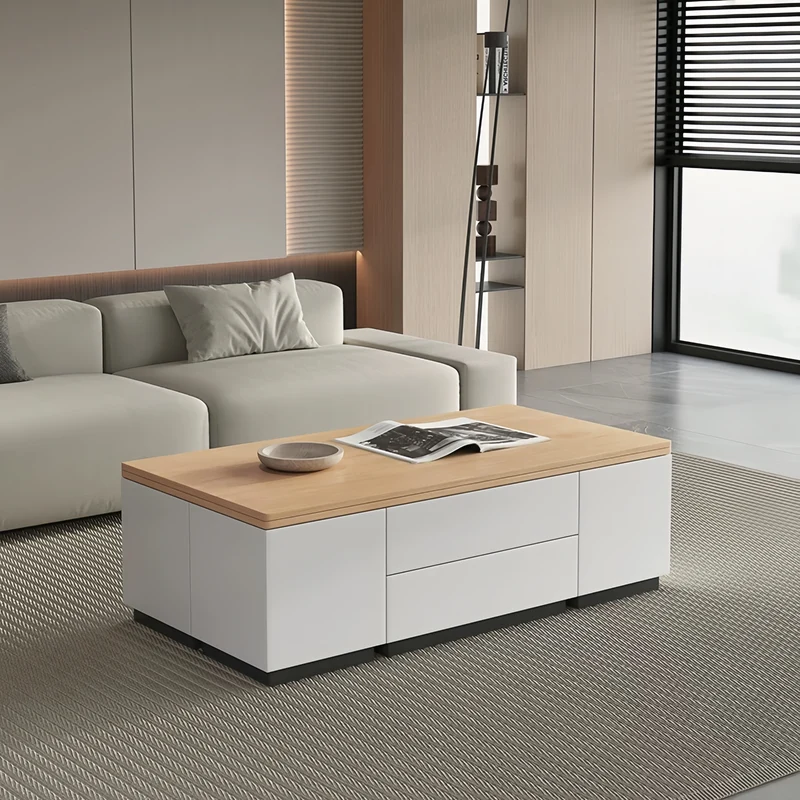 Table basse élévatrice multifonction 3 en 1 à faible encombrement