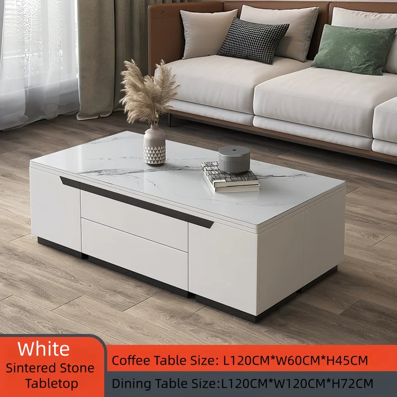 Table basse élévatrice multifonction 3 en 1 à faible encombrement