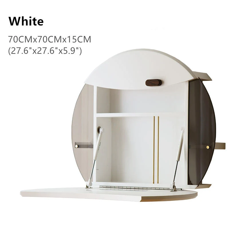 Bureau d'ordinateur portable de table de vanité multifonctionnel d'économie d'espace fixé au mur