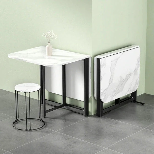 Table pliante peu encombrante à double abattant