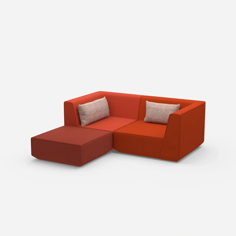 Ecksofa tief