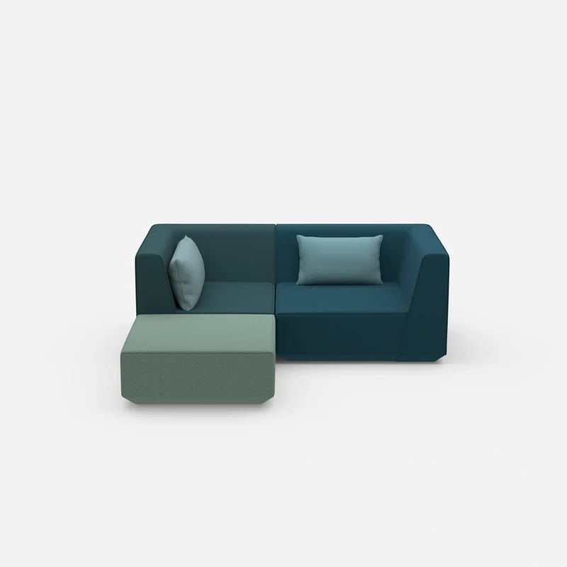 Ecksofa tief