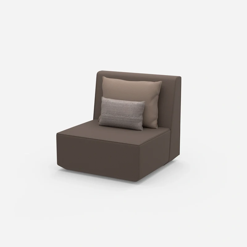 Sessel mit hoher Rückenlehne