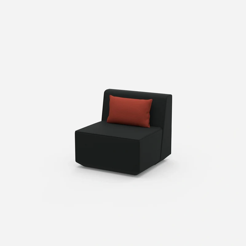 Moderner Sessel ohne Lehne