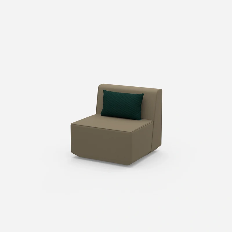 Moderner Sessel ohne Lehne