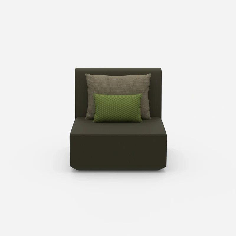 Sessel mit hohem Rücken