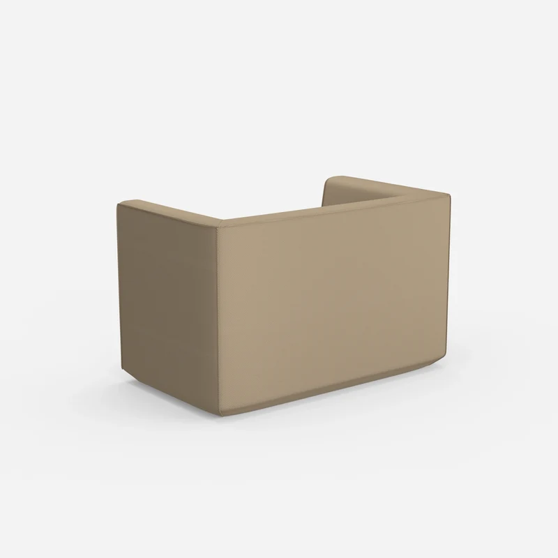 Polstersessel mit hoher Rückenlehne