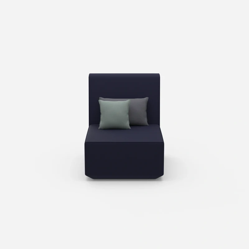 Sessel blau