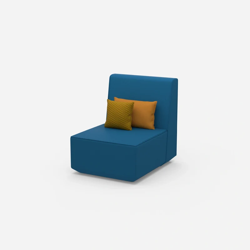 Sessel blau