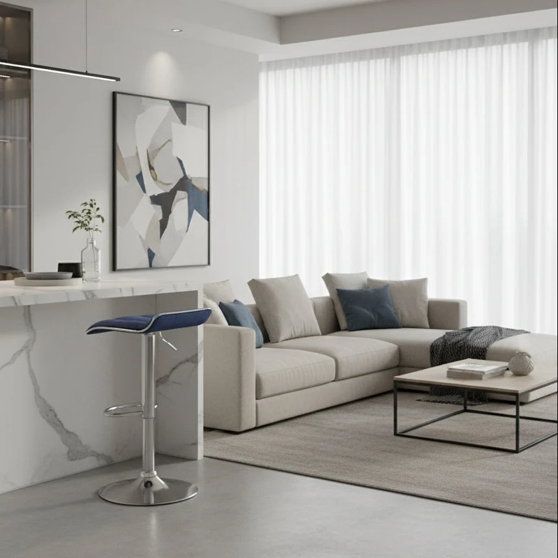 Lot de 2 tabourets Kris Bleu