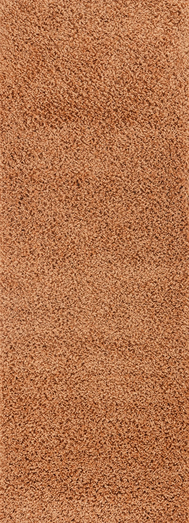 Tapis de Couloir Shaggy Moderne Terracotta Boracay